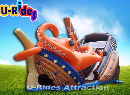 Corrediça inflável para parque de diversões de nível comercial para crianças e adultos