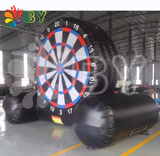 Jogos de carnaval infláveis, jogos de esportes infláveis ​​interativos jogo de tabuleiro de dardos infláveis