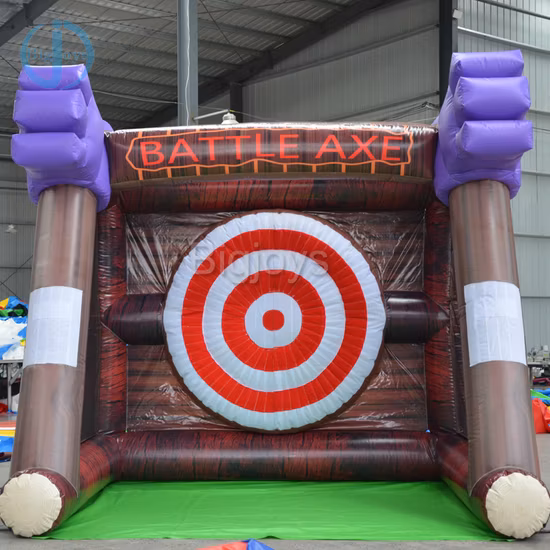 Jogo de festa interativo divertido para crianças e adultos Machado de batalha inflável para competição